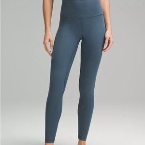 Lululemon Athletica High-Rise Iron Blue Yoga Pant 6
